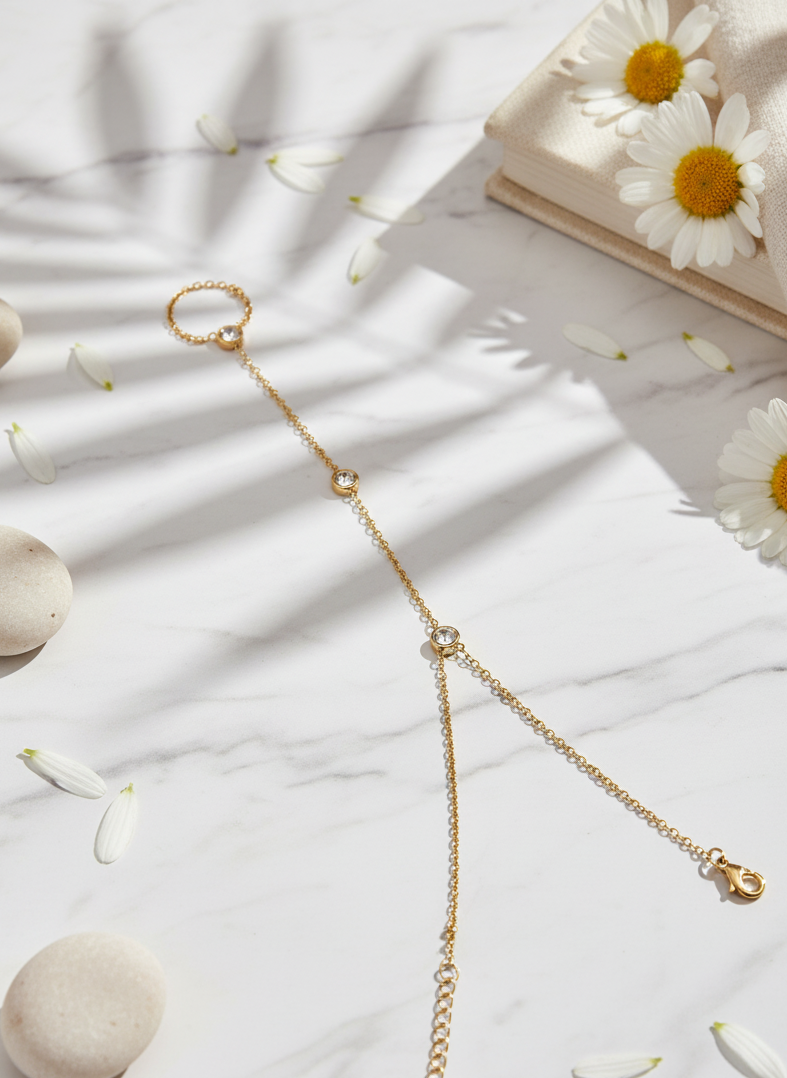 Sleek & Stone Hand Chain