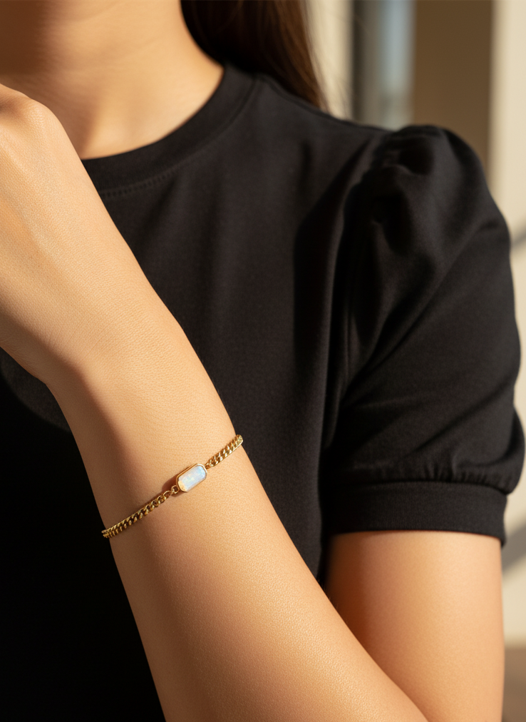 Dual Sided Statement Bracelet