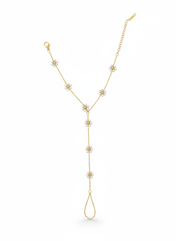 Pearl Blossom Hand Chain